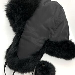 Surell Dyed Fox Fur Trapper Hat